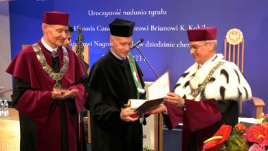 Politechnika Śląska doceniła noblistę prof. Briana Kobilkę