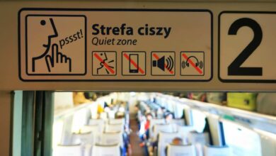 strefa ciszy w pociągu wagon ciszy pendolino