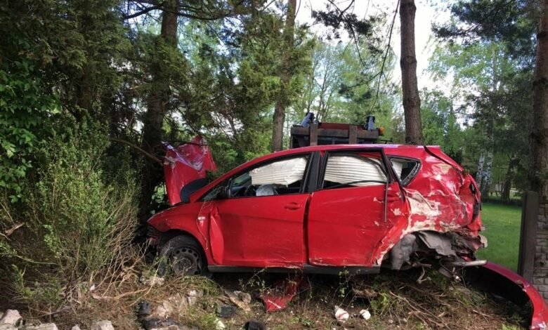Śląskie: Kierowca fiata zginął na miejscu. "To sołtys Borowianki"/fot.KMP Częstochowa