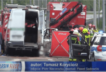 śmiertelny wypadek na s1 w mierzęcicach wideo