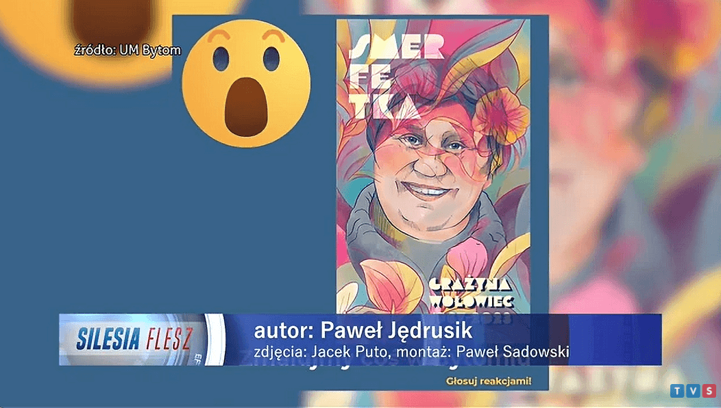 mural bytomskiej smerfetki