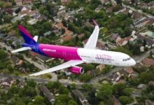 historyczny pierwszy lot wizz air