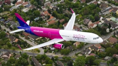 historyczny pierwszy lot wizz air