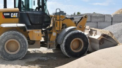 Koparka przejechała pracownika. Wypadek na cementowni/fot.KPP Janów Lubelski