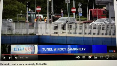 Zamkną tunel w Katowicach. Kierunek Chorzów