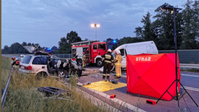 Śmiertelny wypadek na DK 73