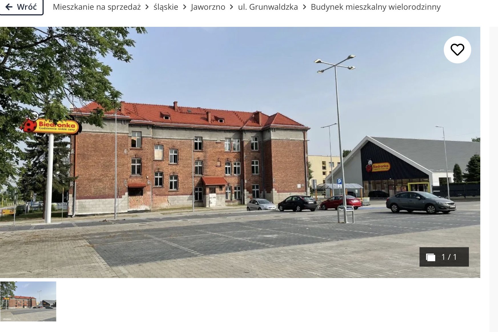 W Jaworznie można kupić dawny budynek szkoły podstawowej