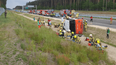 Ćwiczenia na S11 w Oleśnie 13 czerwca