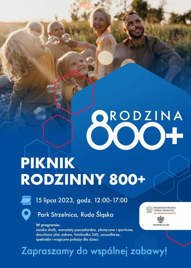 Piknik Rodzinny 800+ w Rudzie Śląskiej/fot.ŚUW