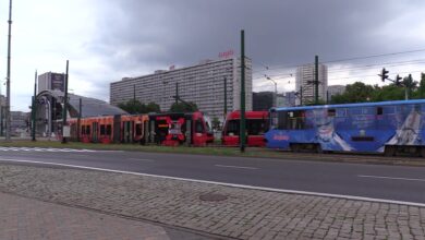 Awaria tramwaju. Korki w centrum Katowic