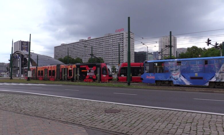 Awaria tramwaju. Korki w centrum Katowic