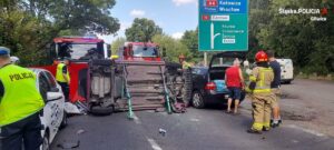 Śmiertelny wypadek w Gliwicach. 60-latka wyprzedzała "elkę"/fot.KMP Gliwice