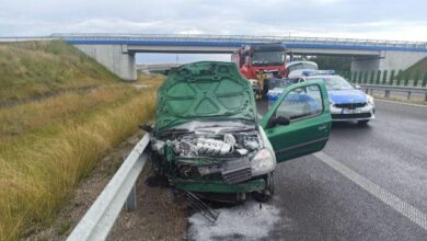 Uciekł z dziećmi z miejsca zdarzenia. Miał dwa promile/fot.Policja Podkarpacka