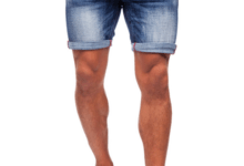 Granatowe krótkie spodenki jeansowe męskie (fot. mat. partnera)