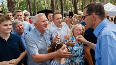 Premier Mateusz Morawiecki na pikniku w Tychach/fot.KPRM