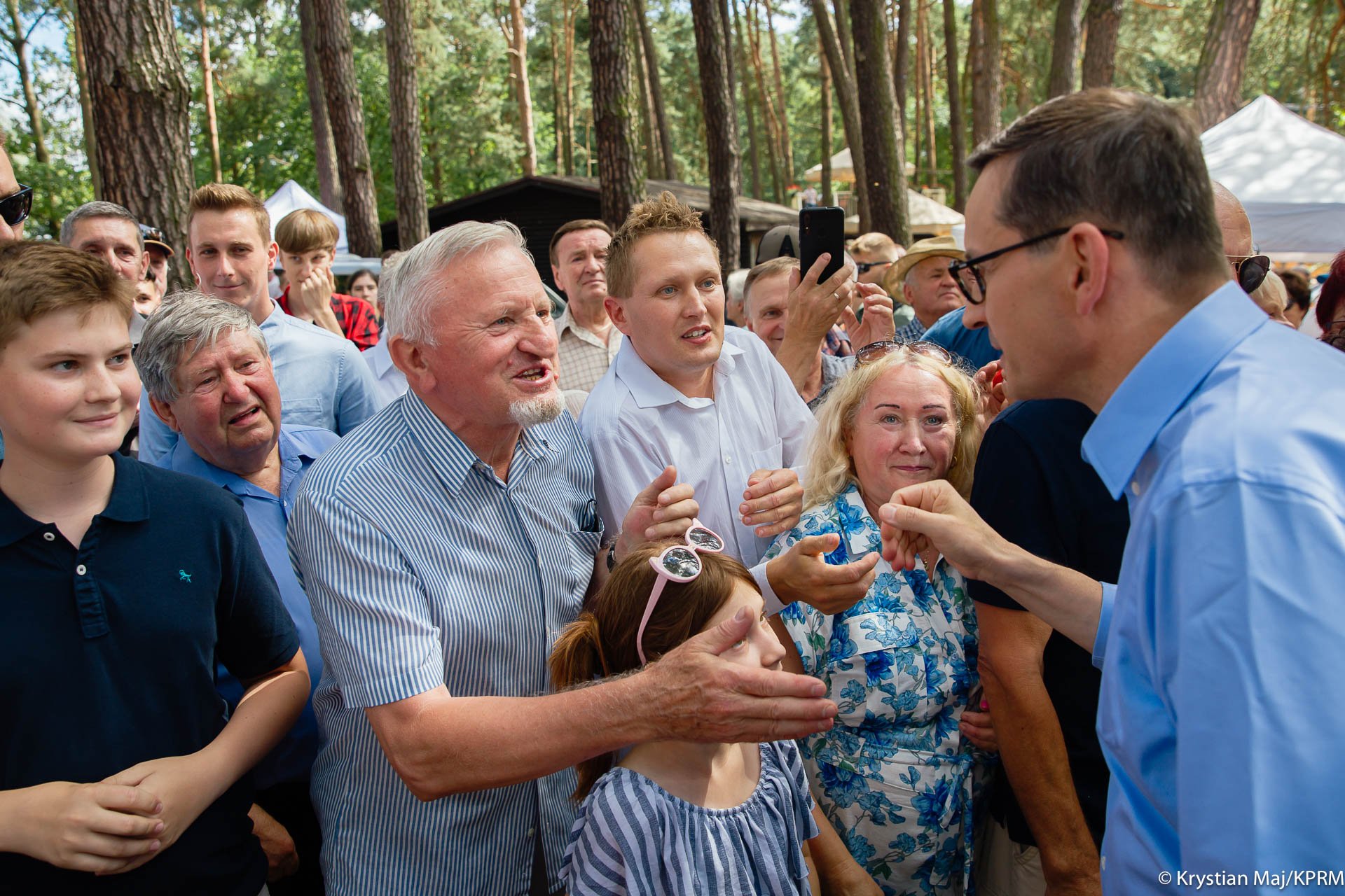 Premier Mateusz Morawiecki na pikniku w Tychach/fot.KPRM