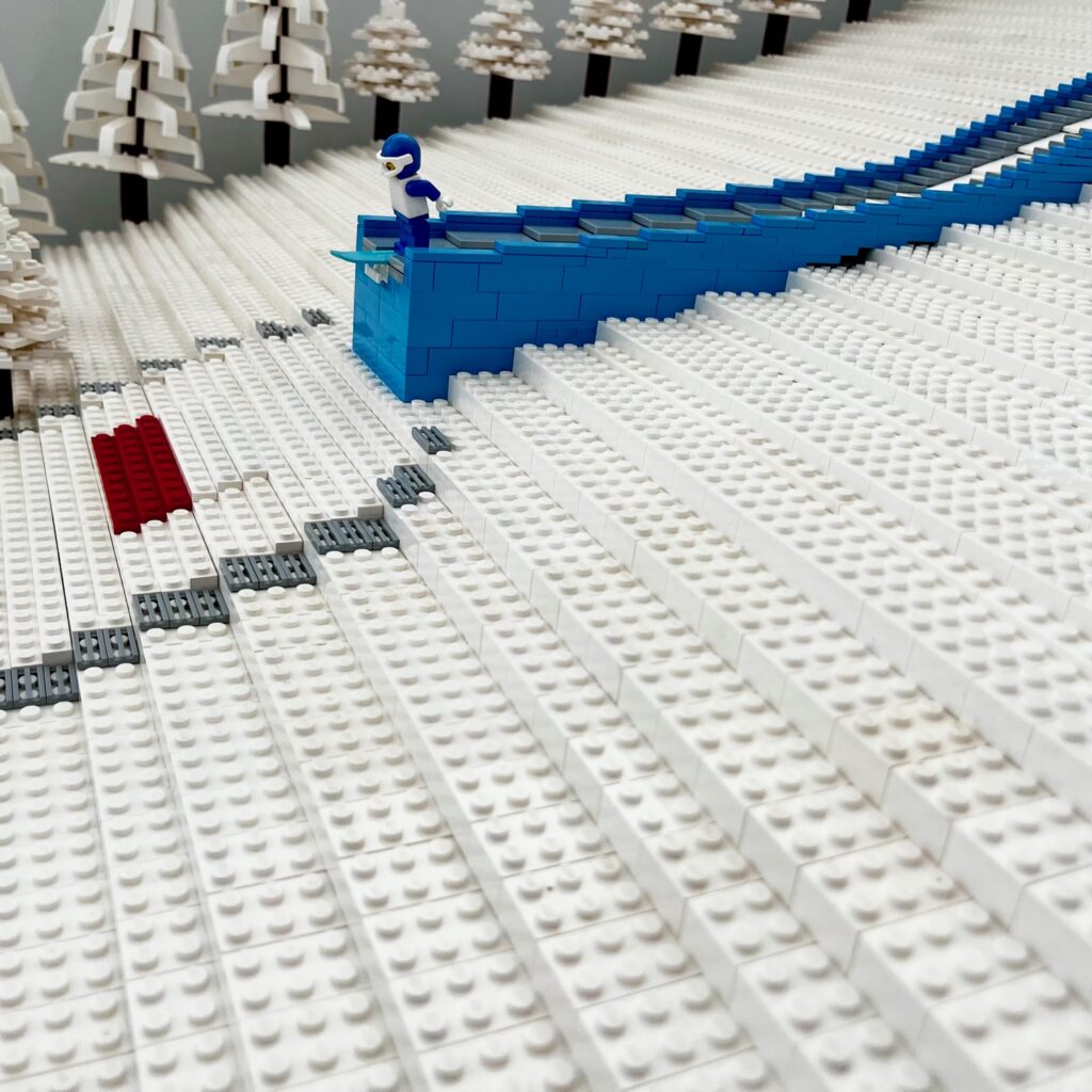 Zbudowali skocznię w Wiśle Malince z klocków Lego