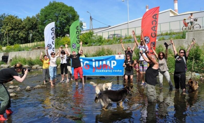 Wejdą do rzeki i zamanifestują. Big Jump 2023 w Bielsku-Białej/fot.UM Bielsko-Biała