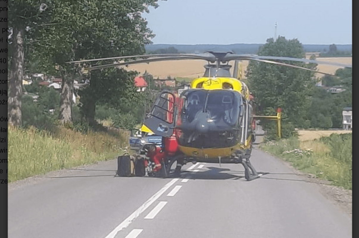śmiertelny wypadek w woźnikach 19 lipca