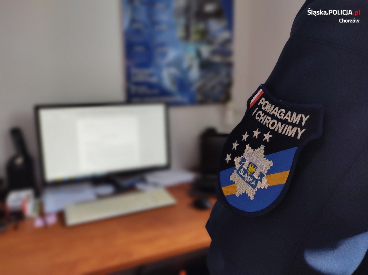 21-latek chciał okraść w sklep. Nie wiedział, że obserwuje go policjant. Fot. Policja Śląska