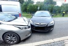 Pościg w Cieszynie. Policja goniła złodzieja samochodu. Fot. Policja Śląska