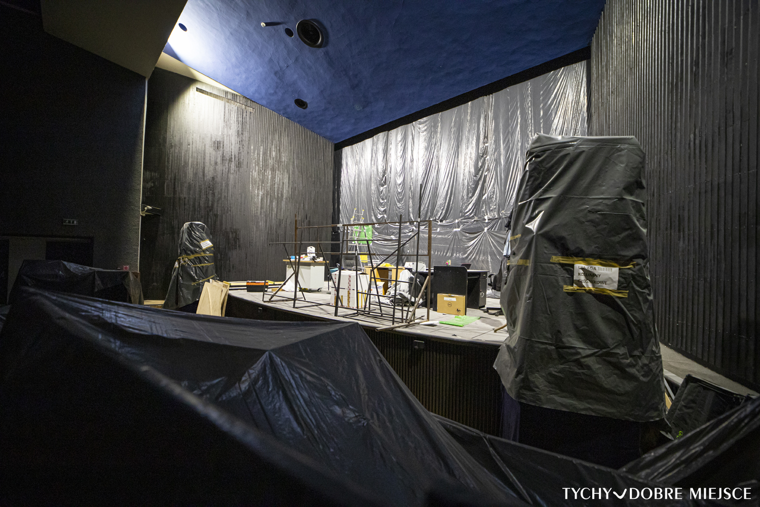 Tychy: Trwa remont Teatru Małego. Koniec prac pod koniec 2024 roku/fot.UM Tychy