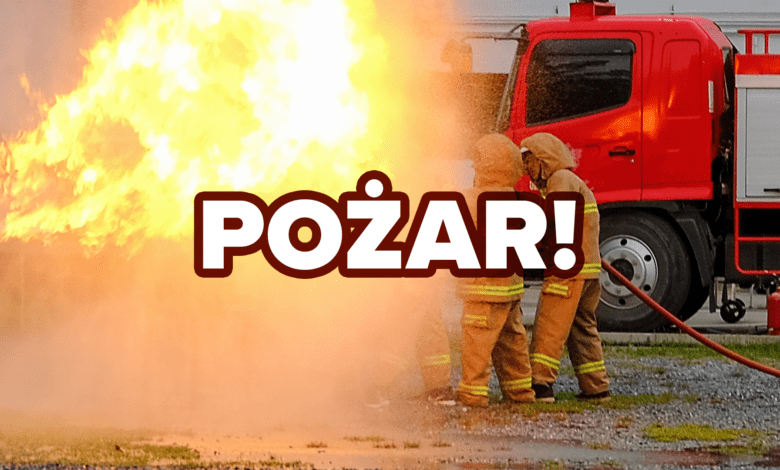 Pożar w Katowicach 26 maja 2024