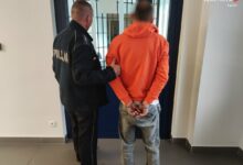 34-latek znęcał się nad rodzicami. Trafił do aresztu. Fot. KMP w Będzinie