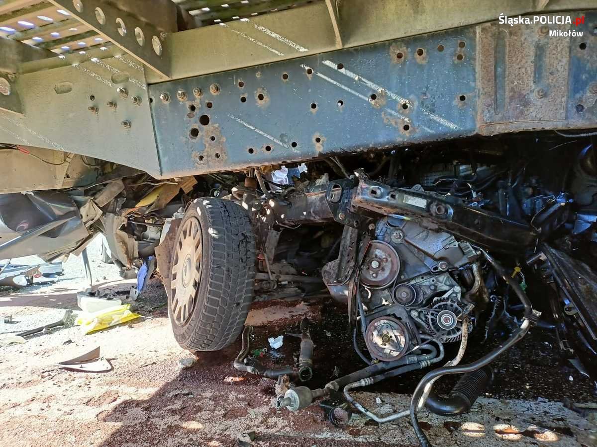 Śląskie: O krok od tragedii na DK81 w Orzeszu