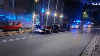 Pożar w Raciborzu. 88-latek nie dał rady opuścić mieszkania/fot.Śląska Policja