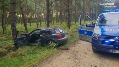 Staranował radiowóz i uciekał przed policją. Fot. Policja Śląska