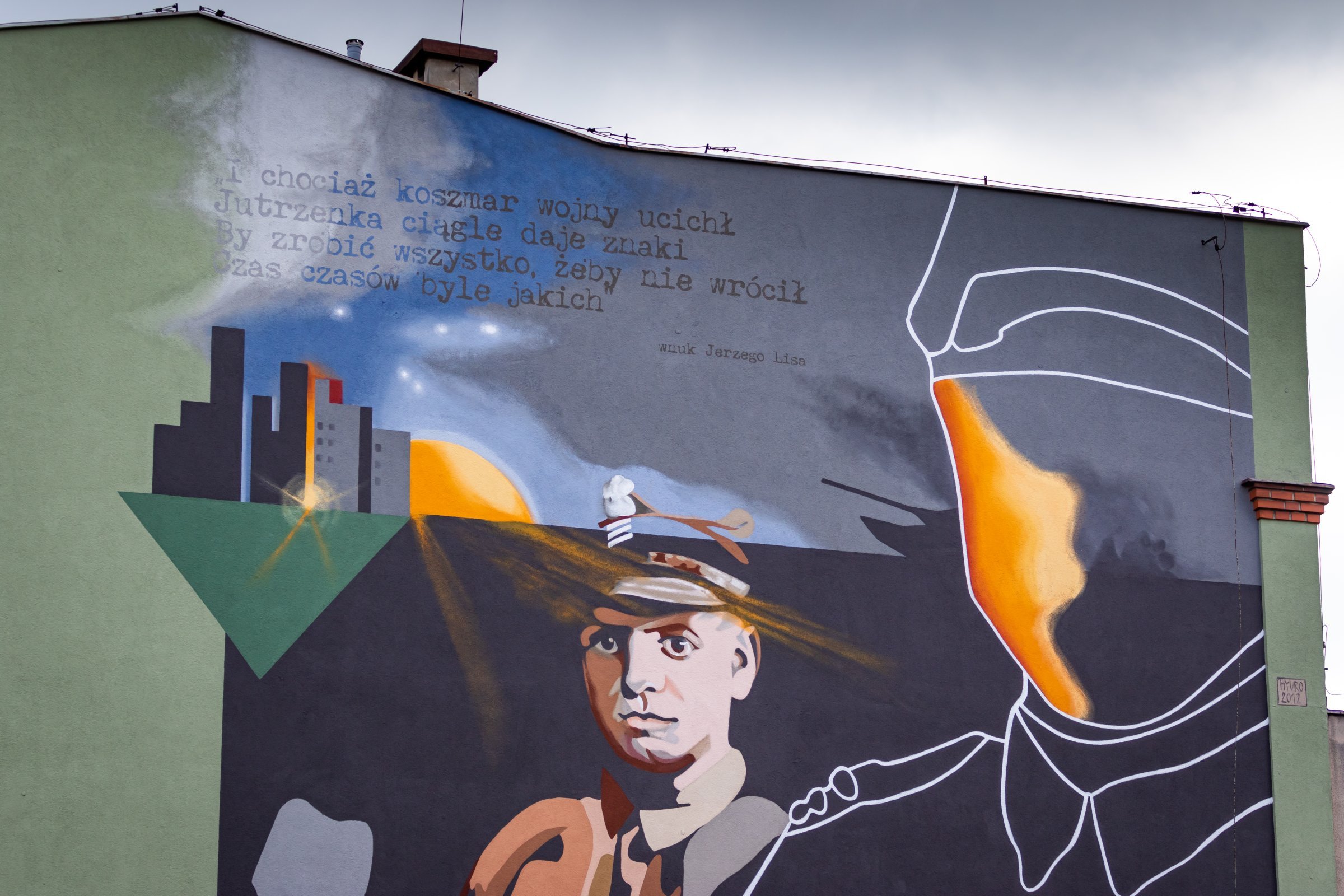 Nowy mural w Katowicach. Upamiętnia hm. Jerzego Lisa. Fot. UM Katowice