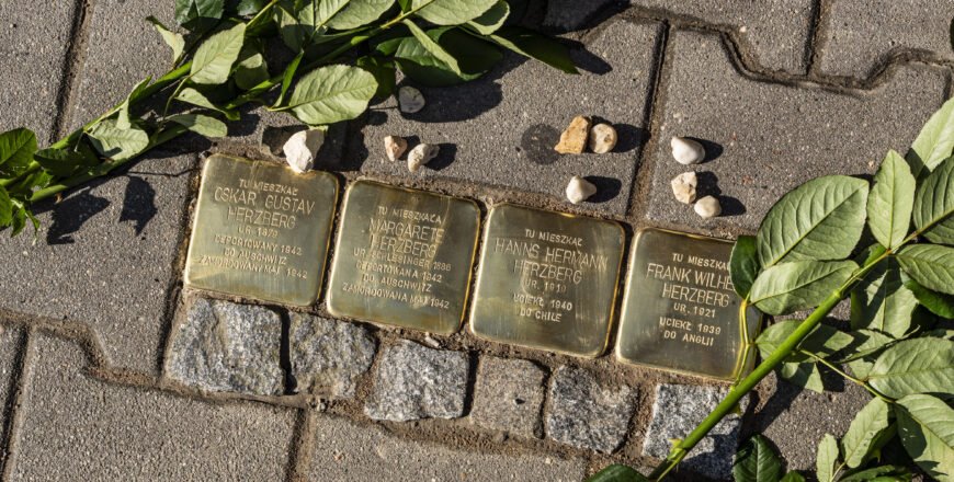 Stolpersteiny w Zabrzu. Co to takiego? Fot. UM Zabrze