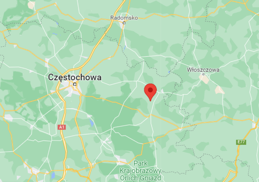 strzały pod częstochową