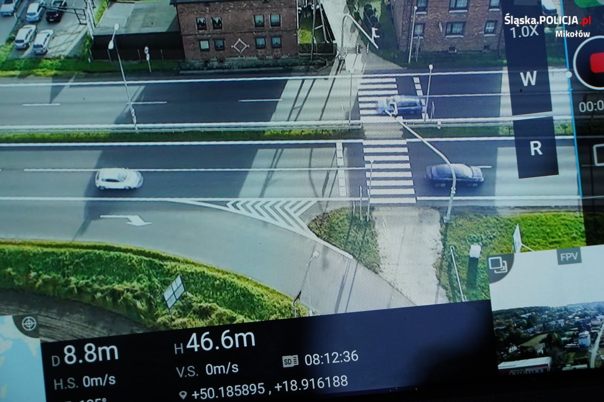Śląskie: Policyjny dron nad "wiślanką". Posypały się mandaty/fot.Śląska Policja