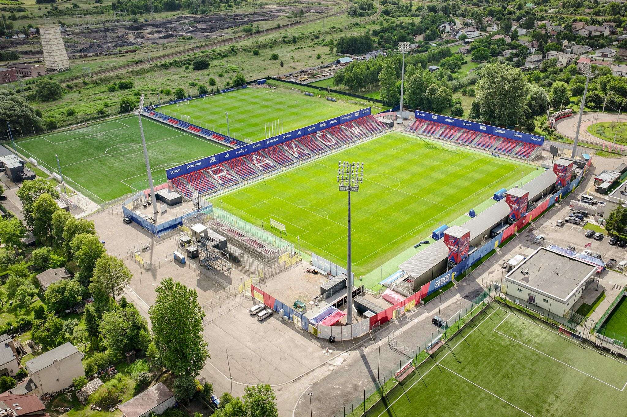 Będzie kolejny przetarg na rozbudowę stadionu Rakowa. Fot. UM Częstochowa