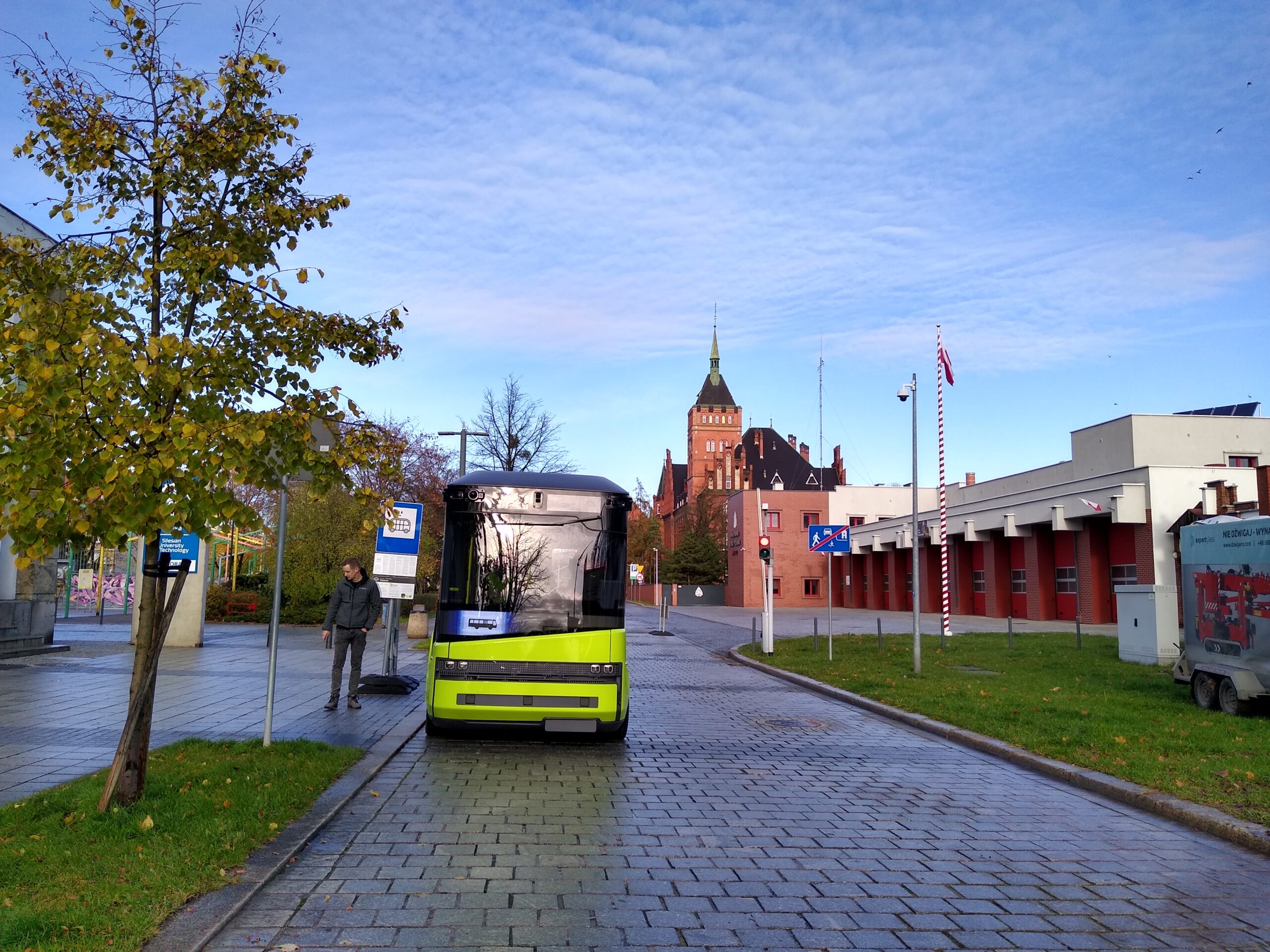Autobus bez kierowcy od poniedziałku będzie woził pasażerów. Fot. UM Gliwice
