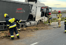 Wypadek na S11 w piątek