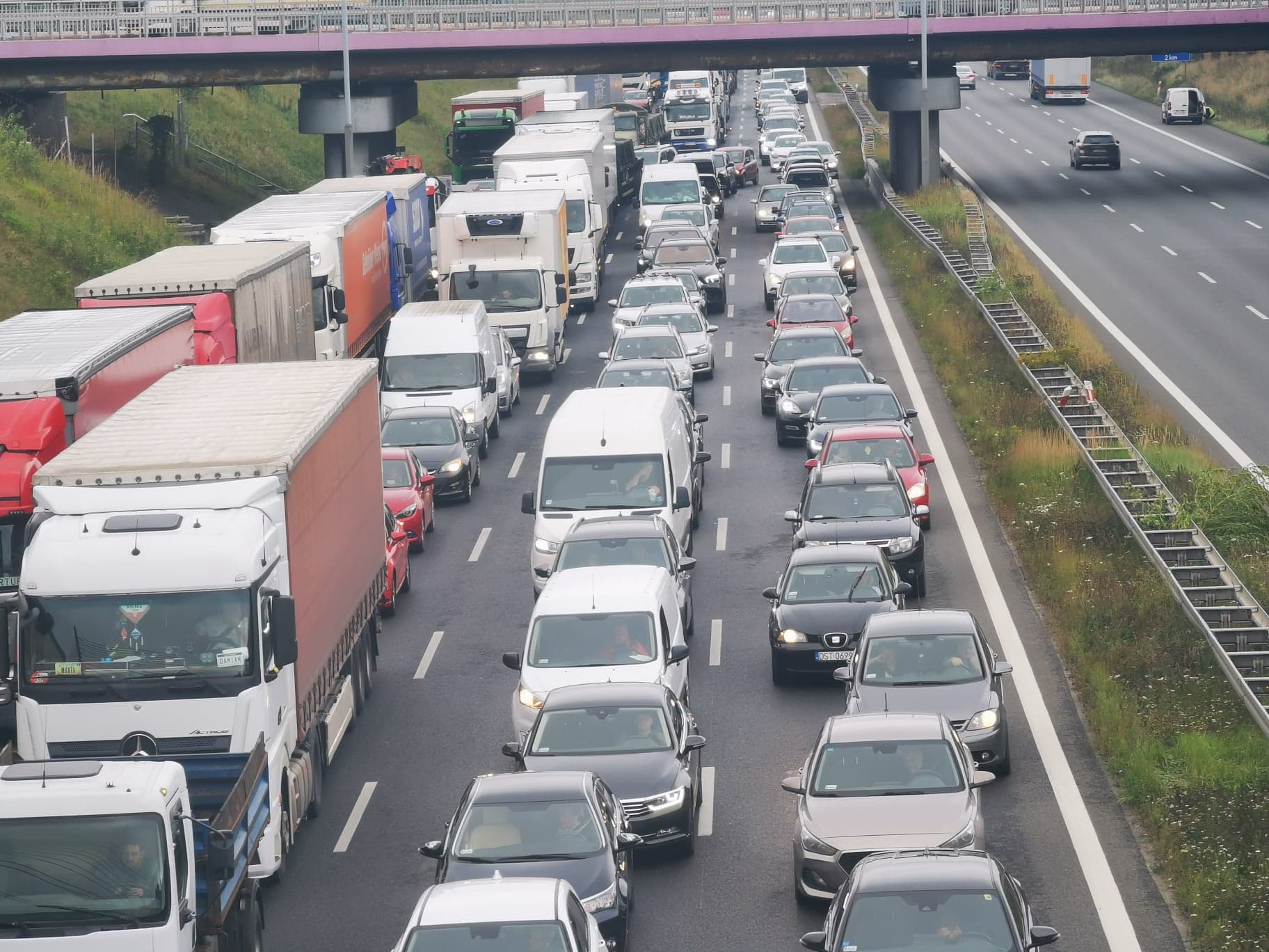 a4 koniec remontu węzła brzęczkowice