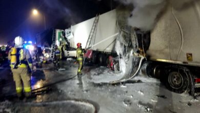 Śląskie: Tragedia na A1. Droga jest zablokowana/fot.Śląska Policja/fb