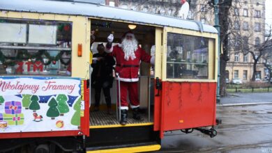 Śląskie: Będą prezenty. Tramwaj z Mikołajem wyrusza w trasę/fot.UM Bytom