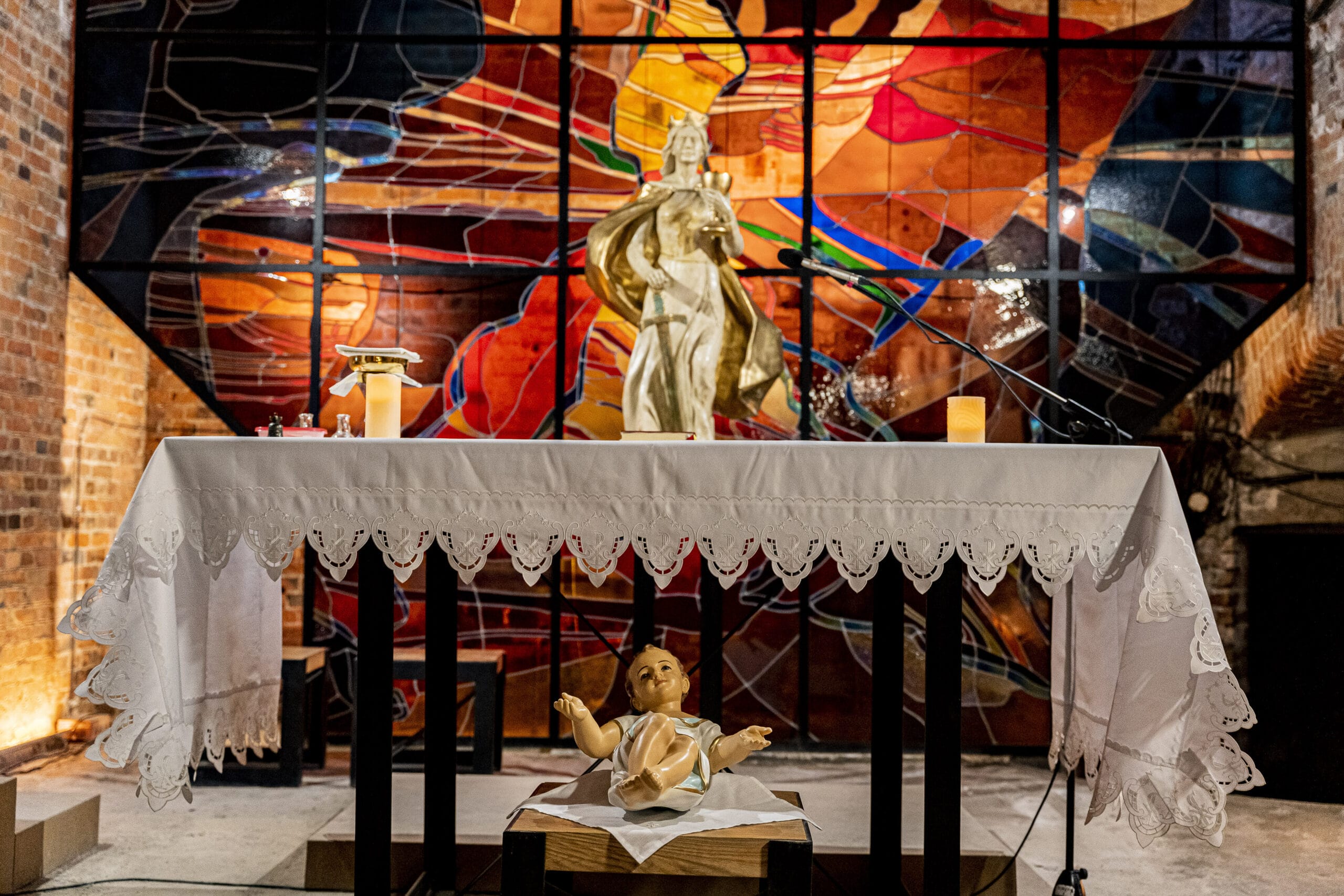 Pasterka w kopalni Guido na poziomie 170. Fot. UM Zabrze