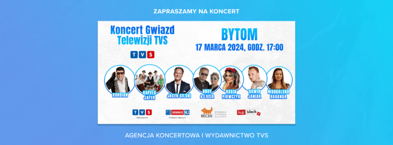 Koncert Gwiazd Telewizji TVS w Bytomskim Centrum Kultury