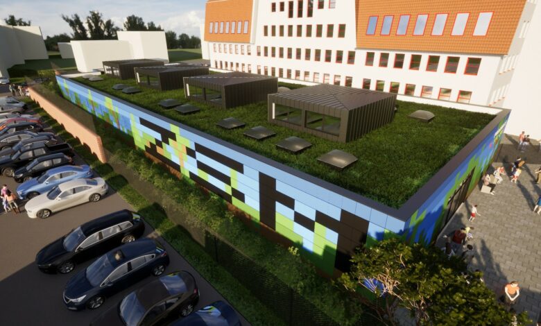 Minecraftowy budynek powstanie w Chorzowie/fot.UM Chorzów