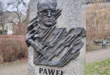 Paweł Steller - popiersie w Galerii Artystów na Placu Grunwaldzkim w Katowicach
