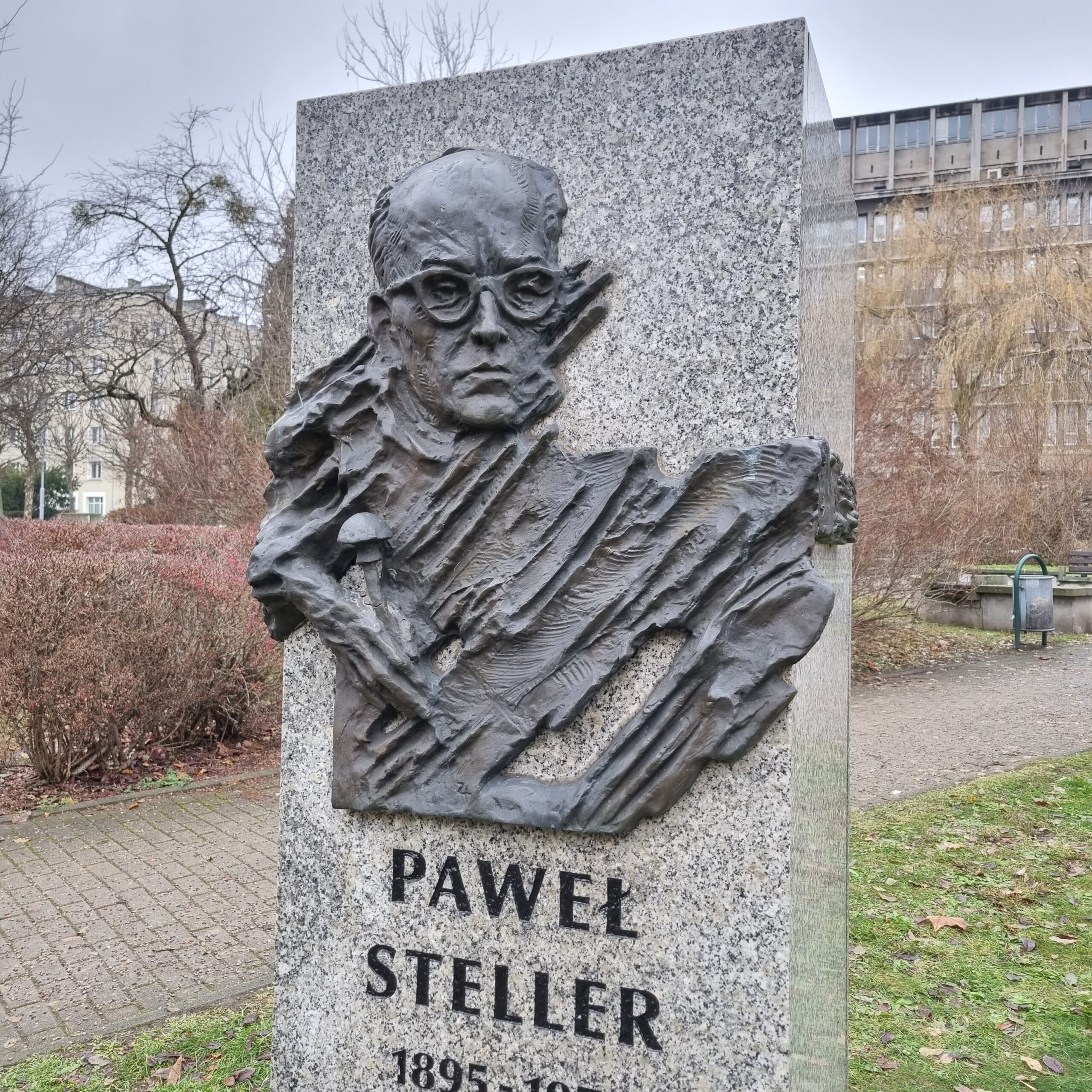 Paweł Steller - popiersie w Galerii Artystów na Placu Grunwaldzkim w Katowicach