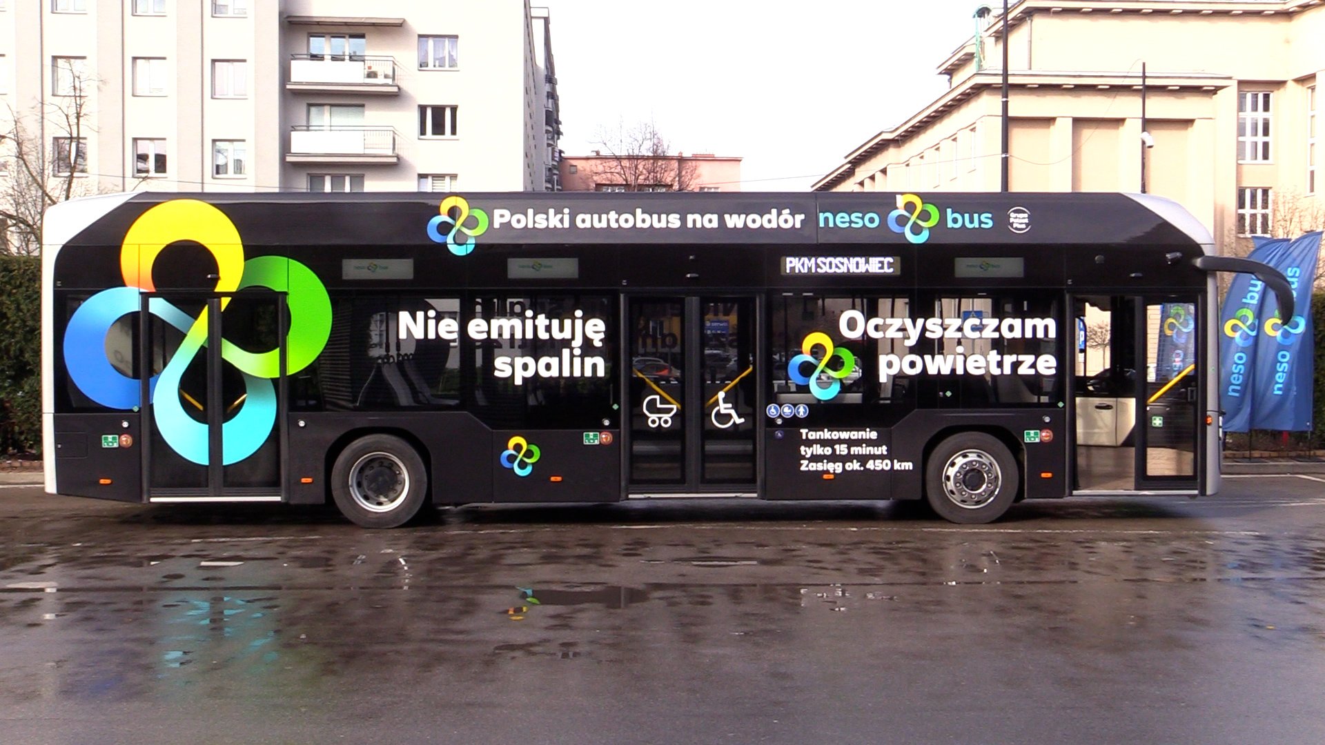 W Sosnowcu testują autobus wodorowy