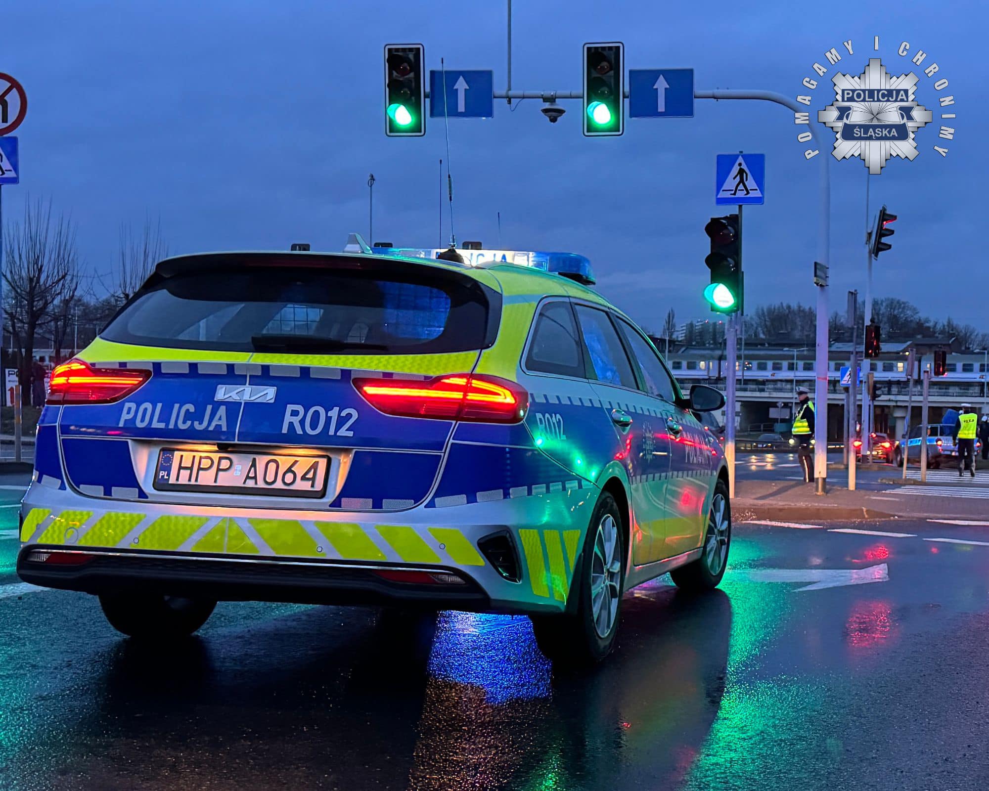 Dramat przed meczem Ruch-Legia. Nie żyje kibic. Fot. Policja Śląska