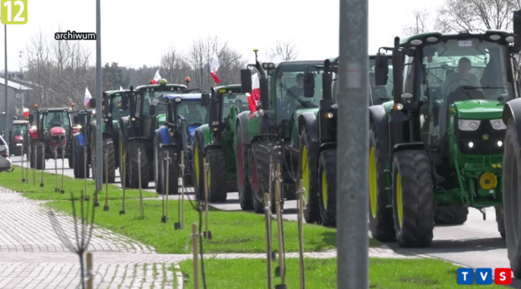 Protest rolników w Cieszynie 22 lutego