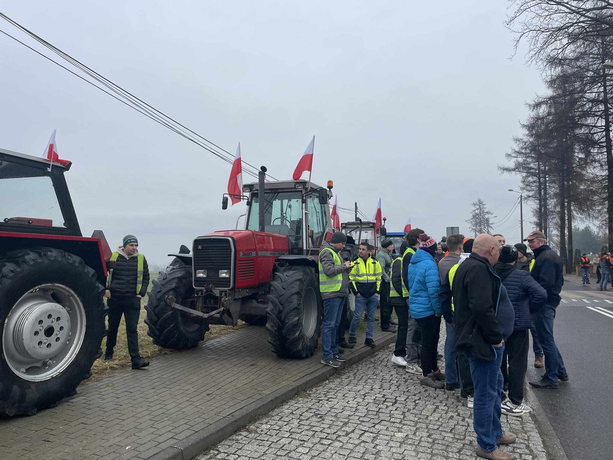 protest rolników w tychach